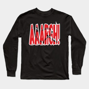 Aaargh Heart Arrow Wand Heart Birthday Gift Long Sleeve T-Shirt